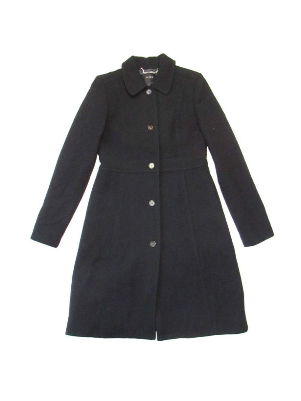 NWT J.Crew Classic Lady Day Coat in Black Italian Doublecloth Wool Thinsulate 6 - Picture 4 of 8
